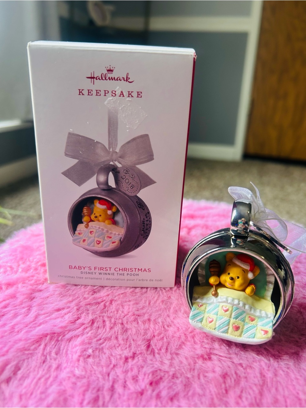 2018 Hallmark Keepsake Baby’s First Christmas Winnie the Pooh Ornament QXD6173